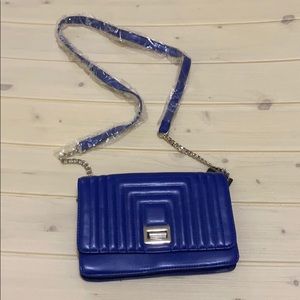 Blue cross body bag NWT